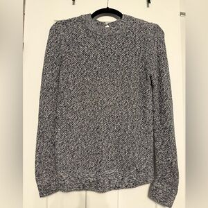 LOFT Black and White Knit Sweater